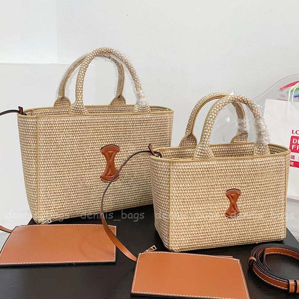 Beach Bags Woven Womens Tote Bags Handbags 24SS Fashion Des…
