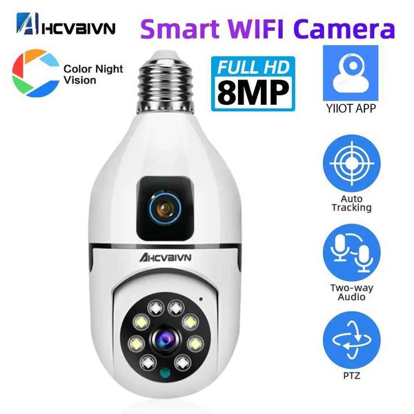4K Bulb WIFI Dual Lens Indoor Surveillance Auto Tracking Wireles PTZ IP Camera Smart Home CCTV Security Monitor CameraM240806
4K Bulb WIFI Dual Lens Indoor Surveillance Auto Tracking Wireles PTZ IP Camera Smart Home CCTV Security Monitor CameraM240806