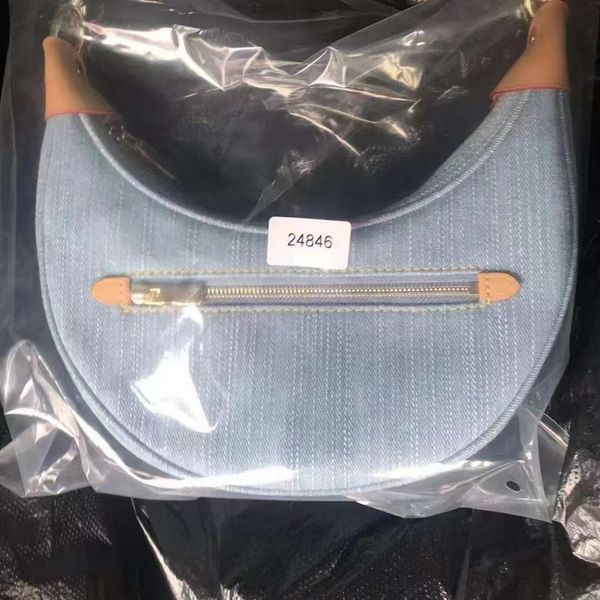 Designer Denim Shoulder Bag Luxury Denim Bag Handbag Underarm Bag Crossbody Bag Moon Bag Women Fashion Bag cowboy bag bags Leisure bag wear-resistant and durable tote, L1
Designer Denim Shoulder Bag Luxury Denim Bag Handbag Underarm Bag Crossbody Bag Moon Bag Women Fashion Bag cowboy bag bags Leisure bag wear-resistant and durable tote, L1