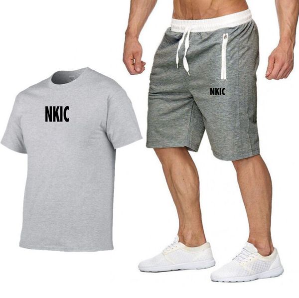 Summer Men's Fitness Fashion Men's Casual Brand Sportswear Suit letter printed Sports Suit Short Sleeve T-Shirt Shorts 2 Piece Set, Purple 1
Summer Men's Fitness Fashion Men's Casual Brand Sportswear Suit letter printed Sports Suit Short Sleeve T-Shirt Shorts 2 Piece Set, Purple 1