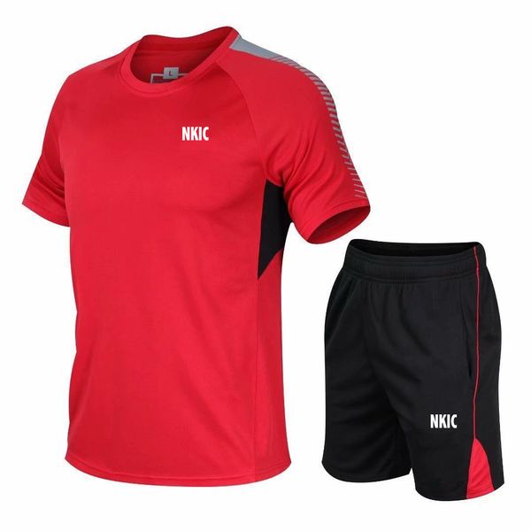 Summer Fashion Men's Sets Brand Tracksuit Men Short Sleeve T Shirts Sport Shorts Suit Men Casual Men Clothing Mens Joggers Sets, White 1
Summer Fashion Men's Sets Brand Tracksuit Men Short Sleeve T Shirts Sport Shorts Suit Men Casual Men Clothing Mens Joggers Sets, White 1