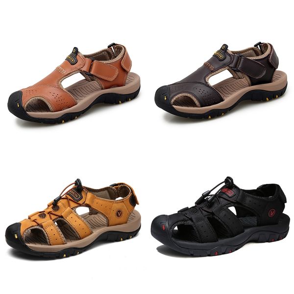 men's Summer rubber bottom Cool and comfortable Brown yellow green Outdoor sports beach sandals Size 38-48, Blue
men's Summer rubber bottom Cool and comfortable Brown yellow green Outdoor sports beach sandals Size 38-48, Blue