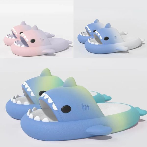 Fashion shoes men's Summer rubber flat bottom Cute little shark appearance Slippers blue pink Bathroom sandal outdoor Pool sandy beach Slippers Size 36-45
Fashion shoes men's Summer rubber flat bottom Cute little shark appearance Slippers blue pink Bathroom sandal outdoor Pool sandy beach Slippers Size 36-45