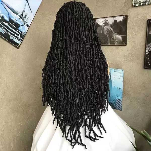 Dreadloc Synthetic Wig set natural black high temperature silk chemical fiber dreadlock wig 24inches60cm
Dreadloc Synthetic Wig set natural black high temperature silk chemical fiber dreadlock wig 24inches60cm