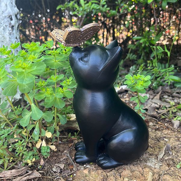 Resin Crafts Outdoor Garden Statue Butterfly Kissing Cat Statue Indoor Tabletop Ornament
Resin Crafts Outdoor Garden Statue Butterfly Kissing Cat Statue Indoor Tabletop Ornament