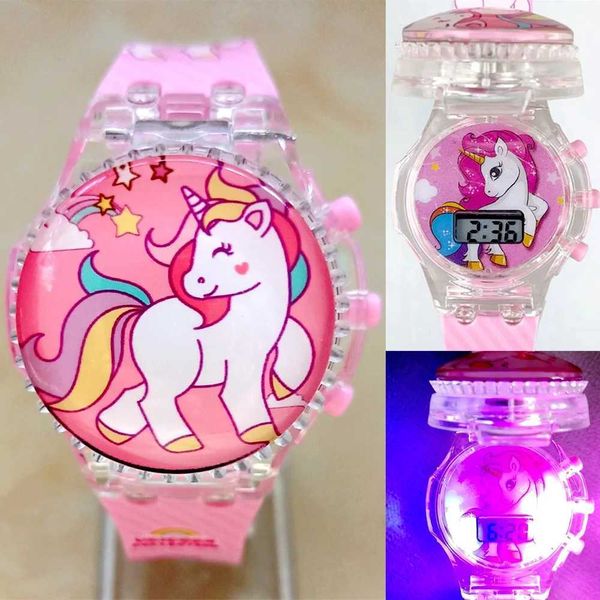 Lovely Cartoon Unicorn Kids' Digital Watch: Lights, Music, and Flashing Party Fun, Black
Lovely Cartoon Unicorn Kids' Digital Watch: Lights, Music, and Flashing Party Fun, Black