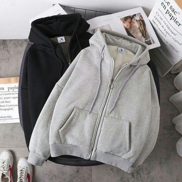Zipper hoodie men's morning trend cardigan top Korean version trend loose casual jacket, Grey (regular style)
Zipper hoodie men's morning trend cardigan top Korean version trend loose casual jacket, Grey (regular style)