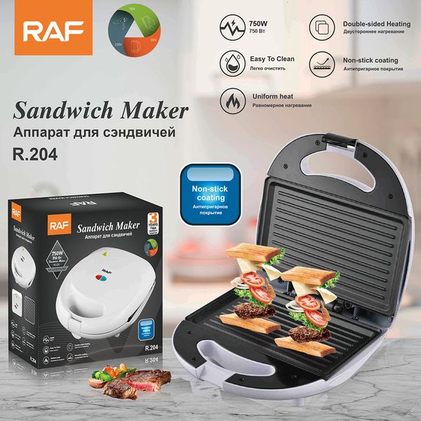 RAF European style household double-sided heating sand hine multifunctional toasting bread waffle breakfast hine
RAF European style household double-sided heating sand hine multifunctional toasting bread waffle breakfast hine