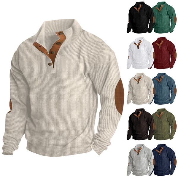 Hot selling Spring and Autumn European men's casual stand collar long sleeved corduroy sweatshirt with pit stripe, Military green
Hot selling Spring and Autumn European men's casual stand collar long sleeved corduroy sweatshirt with pit stripe, Military green