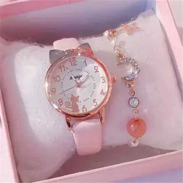 Multi-color Quartz Kids Children Watch Cat Clocks for Girls Clock Wristwatch Rosette Watches Colorful Relojes Para Nios Y240809, White
Multi-color Quartz Kids Children Watch Cat Clocks for Girls Clock Wristwatch Rosette Watches Colorful Relojes Para Nios Y240809, White