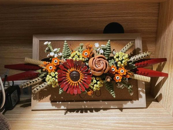 812PCS Blocks Eternal Flowers Bricks Dried Flowers Building Blocks Wall Decoration Crafts Set Adults Toy Birthday Gift Compatible 10314L488, Multicolor
812PCS Blocks Eternal Flowers Bricks Dried Flowers Building Blocks Wall Decoration Crafts Set Adults Toy Birthday Gift Compatible 10314L488, Multicolor