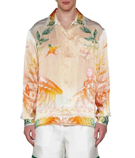 24ss High Quality Men Designer Silk Casual Shirts tn New Vintage Luxury Loose Lapel Collar Button Fashion Versatile Long- Sleeved Hawaii Beach Thin Silk Shirt Tops, Light tan
24ss High Quality Men Designer Silk Casual Shirts tn New Vintage Luxury Loose Lapel Collar Button Fashion Versatile Long- Sleeved Hawaii Beach Thin Silk Shirt Tops, Light tan