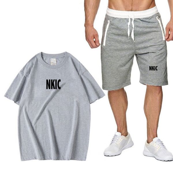 Summer Men Brand Clothing Tracksuit Sets Fashion letter printed Men 2 Piece Set Casual Short Sleeve 100% Cotton T Shirts Shorts Plus Size S-2XL, Pink 1
Summer Men Brand Clothing Tracksuit Sets Fashion letter printed Men 2 Piece Set Casual Short Sleeve 100% Cotton T Shirts Shorts Plus Size S-2XL, Pink 1