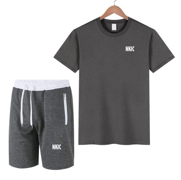 Summer Fashion Men's Tracksuit 100% Cotton T-shirt Shorts Set Leisure Short Sleeve Set Jogging Gym Suit Brand Clothing, Red 1
Summer Fashion Men's Tracksuit 100% Cotton T-shirt Shorts Set Leisure Short Sleeve Set Jogging Gym Suit Brand Clothing, Red 1