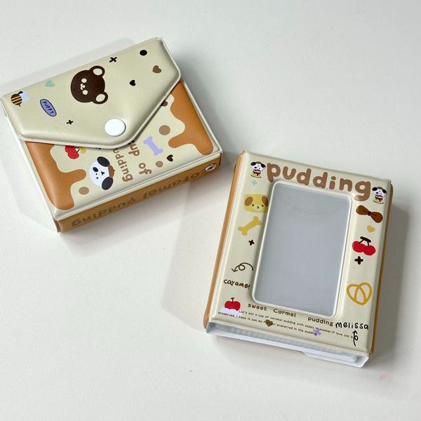 The new pudding puppy envelope card book back buckle Polaroid photo album card bag lovers 3 inch storage book
The new pudding puppy envelope card book back buckle Polaroid photo album card bag lovers 3 inch storage book