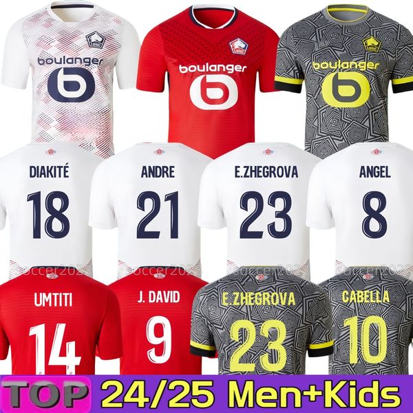 LOSC Lille 2024 2025 soccer jerseys UMTITI CABELLA J DAVID OUNAS ETHAN MBAPPE football shirt 24 25 Fourth Lille Olympique maillot Adult Kids Kit ZHEGROVA Equipment, 24 25 home adult 
LOSC Lille 2024 2025 soccer jerseys UMTITI CABELLA J DAVID OUNAS ETHAN MBAPPE football shirt 24 25 Fourth Lille Olympique maillot Adult Kids Kit ZHEGROVA Equipment, 24 25 home adult