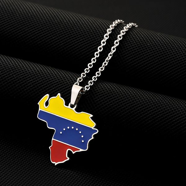 Venezuelan map flag and city name pendant necklace versatile for men and women ethnic style stainless steel necklace patriotic jewelry gift
Venezuelan map flag and city name pendant necklace versatile for men and women ethnic style stainless steel necklace patriotic jewelry gift