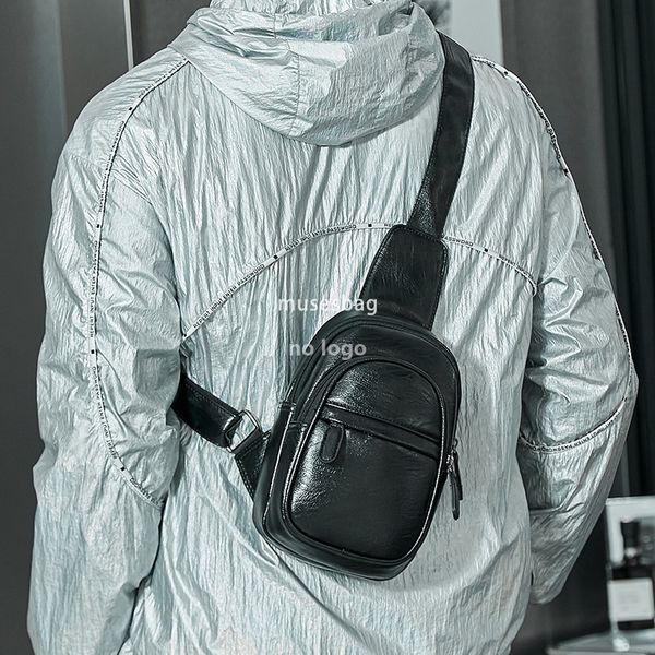 Fashion simple chest bag men's youth Korean crossbody bag Fashion brand all-in-one shoulder bag mini small mobile phone bag, Black
Fashion simple chest bag men's youth Korean crossbody bag Fashion brand all-in-one shoulder bag mini small mobile phone bag, Black