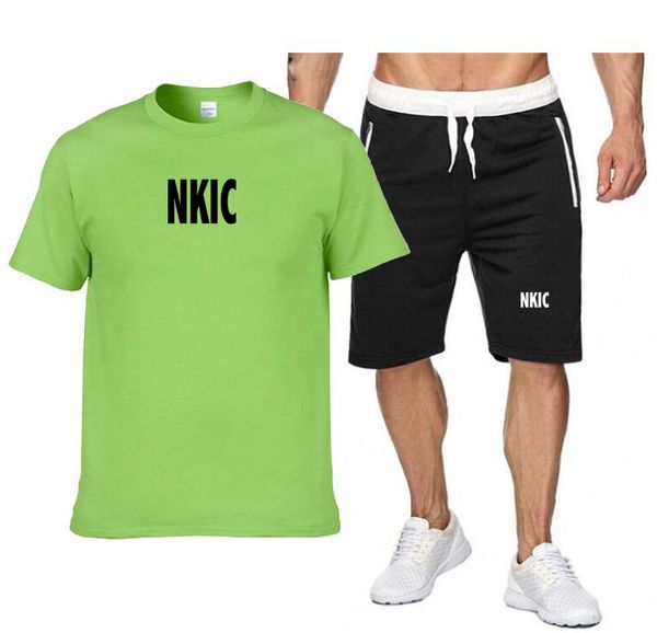 Summer Men's Fitness Brand Tracksuit Men's Casual Sportswear Suit Quick Drying Sports Suit Short Sleeve T-Shirt Shorts 2 Piece Set, Orange 1
Summer Men's Fitness Brand Tracksuit Men's Casual Sportswear Suit Quick Drying Sports Suit Short Sleeve T-Shirt Shorts 2 Piece Set, Orange 1