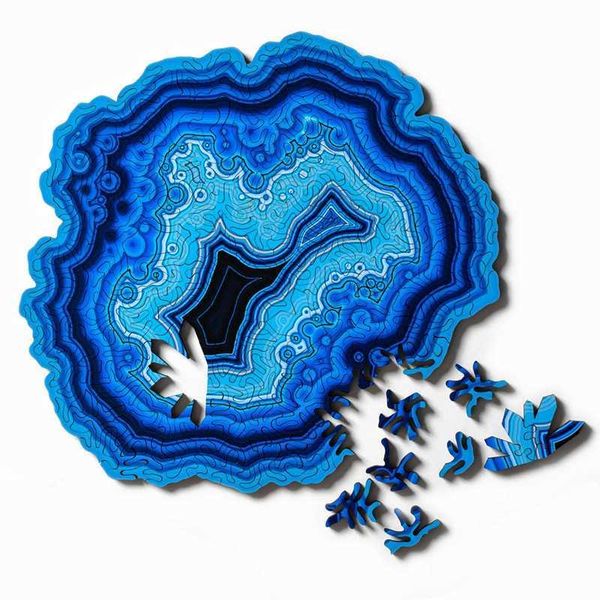 Blue Agate Jigsaw - Wooden Brain Teaser Game Adults, Unique Gift for Puzzle Enthusiasts, 2024 Collection
Blue Agate Jigsaw - Wooden Brain Teaser Game Adults, Unique Gift for Puzzle Enthusiasts, 2024 Collection
