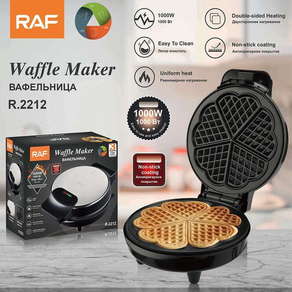 RAF Breakfast hine Waffle Cake hine Fully Automatic Mini Double sided Heating Electric Cake Bell Light Food hine
RAF Breakfast hine Waffle Cake hine Fully Automatic Mini Double sided Heating Electric Cake Bell Light Food hine