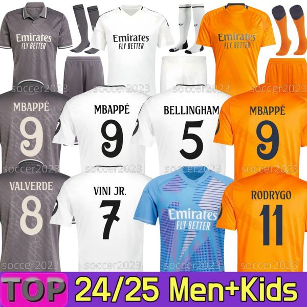 24 25 MBAPPE BELLINGHAM Soccer Jersey VINI JR RODRYGO VALVERDE Fourth Football Shirt Real Madrids Home Camisetas MODRIC CAMAVINGA ARDA GULER COURTOIS men Kids Kit, Orange
24 25 MBAPPE BELLINGHAM Soccer Jersey VINI JR RODRYGO VALVERDE Fourth Football Shirt Real Madrids Home Camisetas MODRIC CAMAVINGA ARDA GULER COURTOIS men Kids Kit, Orange