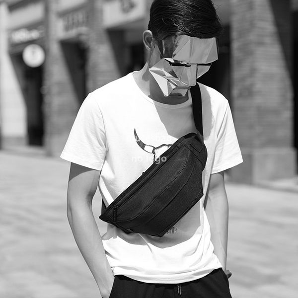 New men's waist pack sports leisure chest bag purse Oxford cloth shoulder bag dead fly bag male manufacturers a piece of hair, Black
New men's waist pack sports leisure chest bag purse Oxford cloth shoulder bag dead fly bag male manufacturers a piece of hair, Black