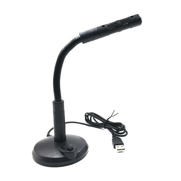 USB Microphone For PC Desktop Laptop 360 Flexible Adjustable Angle Gaming Streaming Stand Mic With Holder Desktop Accessories CL240813