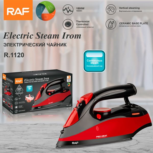 RAF European standard household electric iron with strong steam steam ironing, fast wrinkle removal, dry and wet dual-purpose iron
RAF European standard household electric iron with strong steam steam ironing, fast wrinkle removal, dry and wet dual-purpose iron