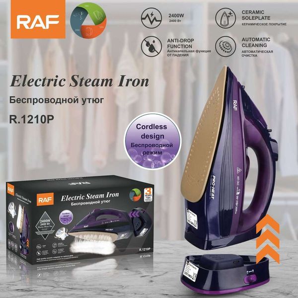 European standard electric iron household handheld wireless wired steam electric iron ironing hine for ironing clothes R.1210
European standard electric iron household handheld wireless wired steam electric iron ironing hine for ironing clothes R.1210