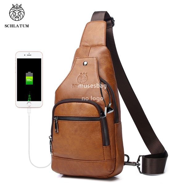 New high quality first layer cowhide men's leather single shoulder crossbody chest bag foreign trade leather Europe and the United States retro USB front body bag, Brown
New high quality first layer cowhide men's leather single shoulder crossbody chest bag foreign trade leather Europe and the United States retro USB front body bag, Brown