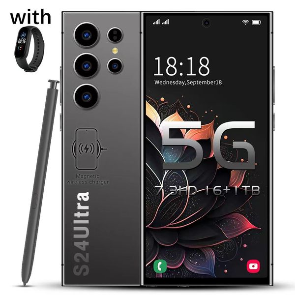 S24 Ultra Android 5G cell Touch Screen Smartphone Camera Phone GPS English Play video High configuratio phone
