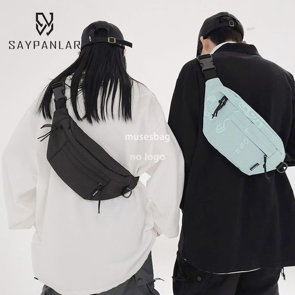 Korean version of solid color simple men's and women's dumpling bag commuting neutral chest bag daily casual all-in-one bag fashion crossbody bag, Black
Korean version of solid color simple men's and women's dumpling bag commuting neutral chest bag daily casual all-in-one bag fashion crossbody bag, Black