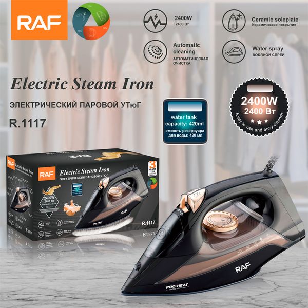 RAF Standard Steam Iron Portable Ironing hine Three speed Temperature and Pressure Regulating High Power Electric Iron
RAF Standard Steam Iron Portable Ironing hine Three speed Temperature and Pressure Regulating High Power Electric Iron
