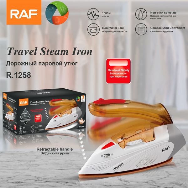 RAF Standard Folding Household Steam Electric Iron Handheld Mini Electric Iron Small Portable Ironing hine
RAF Standard Folding Household Steam Electric Iron Handheld Mini Electric Iron Small Portable Ironing hine