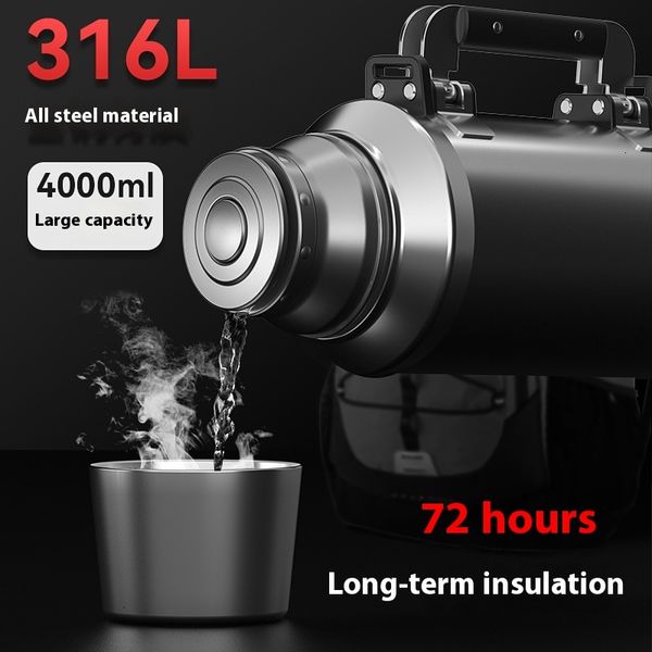 Versatile High-Capacity Insulated Drink Container - Premium 316L Stainless Steel Travel Thermos 2L & 3L Options Available
Versatile High-Capacity Insulated Drink Container - Premium 316L Stainless Steel Travel Thermos 2L & 3L Options Available