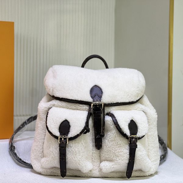Designer ladies Fall/Winter ski backpack multi-pocket soft wool leather backpack with handle outdoor mountaineering bag, Split
Designer ladies Fall/Winter ski backpack multi-pocket soft wool leather backpack with handle outdoor mountaineering bag, Split