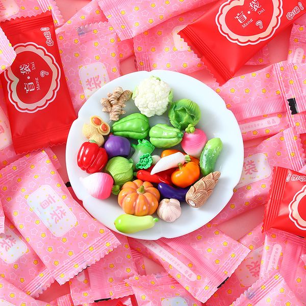 Cute Little Veggie Toys Eggplants, Corn Kernels, Tomatoes, and Cabbage Miniatures Ideal for Kids' Houses and Gift Sets
Cute Little Veggie Toys Eggplants, Corn Kernels, Tomatoes, and Cabbage Miniatures Ideal for Kids' Houses and Gift Sets