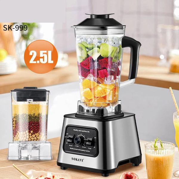 DHgate 6000W powerful blender with 25L container professional for ice nuts and fruits 240817 sold by DHgate