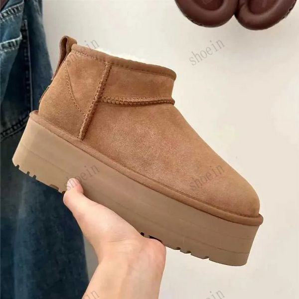 Boots 2024 new designer winter shoes fur tasman snow ankle boots women men tazz classic ultra mini luxury brand lady high heels platform H240621 IKM2, Sandy brown 
Boots 2024 new designer winter shoes fur tasman snow ankle boots women men tazz classic ultra mini luxury brand lady high heels platform H240621 IKM2, Sandy brown