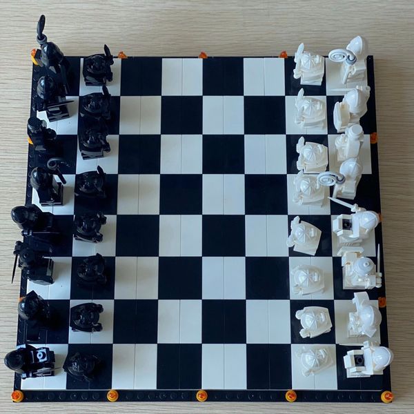 2026 New New MOC 76392 Film Wizard Chess Magic Final Challenge Interactive Game Building Blocks Knight Role Play Bricks Toys Kid Gifts Toy