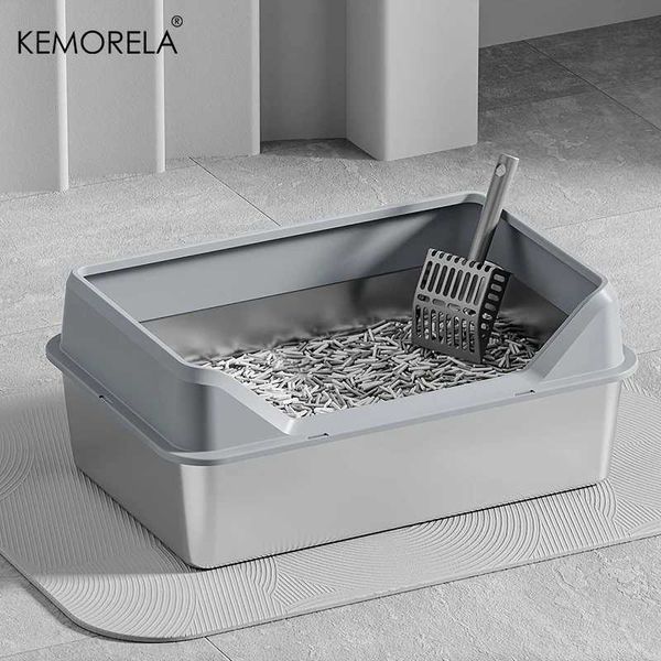 Extra Large Stainless Steel Cat Litter Box Enclosure with Lid and Scoop High Side Tray for Big Cats 2024 Model
Extra Large Stainless Steel Cat Litter Box Enclosure with Lid and Scoop High Side Tray for Big Cats 2024 Model