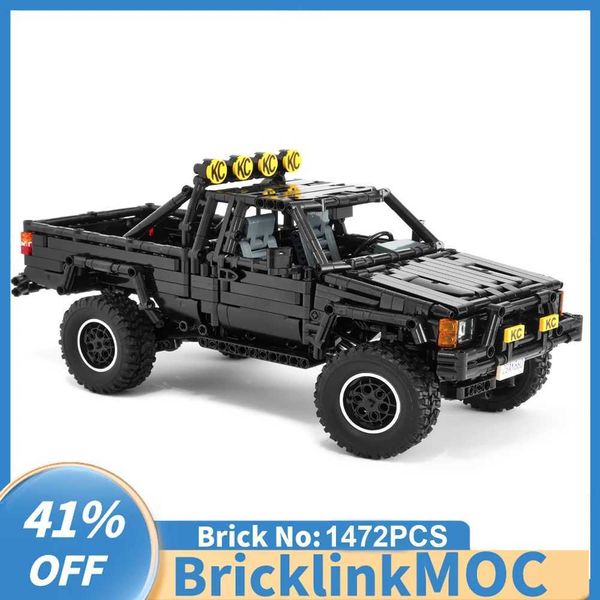 NEW MOC 1472pcs Back to the Future series 4x4 SR5 Xtracab Truck Hi Pickup Model creative Children Toy Gift technology BlocksM240819, Multicolor
NEW MOC 1472pcs Back to the Future series 4x4 SR5 Xtracab Truck Hi Pickup Model creative Children Toy Gift technology BlocksM240819, Multicolor