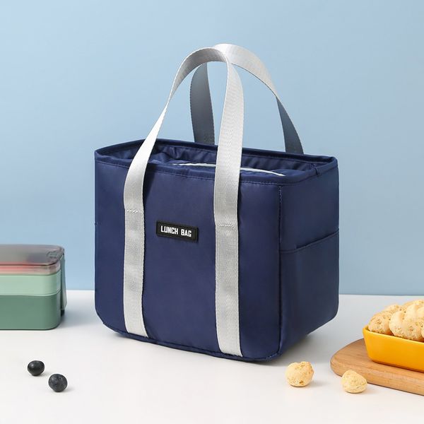 Lunch box hand-held insulated bag office worker student waterproof small meal bag aluminum foil thickened bento bag with rice bag, Gray
Lunch box hand-held insulated bag office worker student waterproof small meal bag aluminum foil thickened bento bag with rice bag, Gray