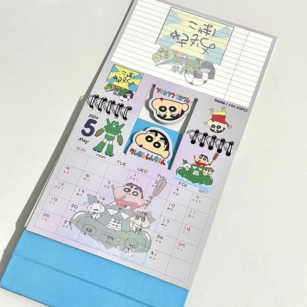 Crayon Mini New 2024 Calendar High appearance level ins style cartoon calendar Cute learn office desktop decor
Crayon Mini New 2024 Calendar High appearance level ins style cartoon calendar Cute learn office desktop decor