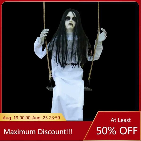 props female hair horror hanging ghosts Halloween best outdoor decoration (white) events and parties W240817
props female hair horror hanging ghosts Halloween best outdoor decoration (white) events and parties W240817