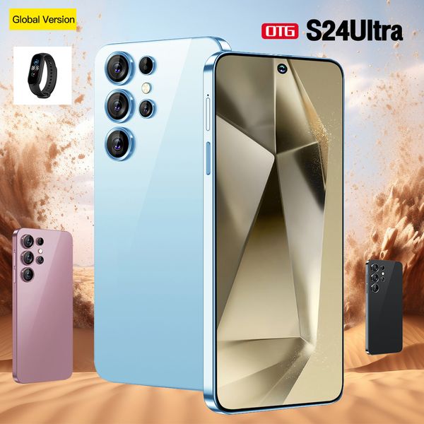 S24 5G Smartphone Unlock: 6.8 HD+ Display, Touch Play Screen, Face Recognition Camera, Android Mobile Phone