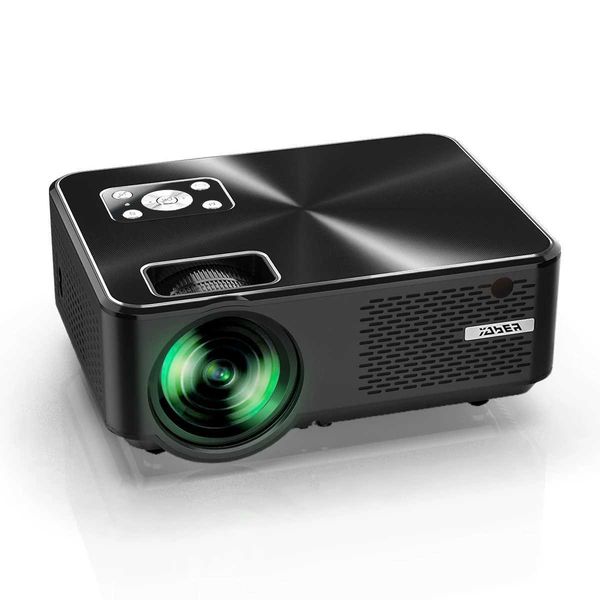 YABER Y60 Portable Projector with 5500 Lux Upgrade Full HD 1080P 200 Display Supported LCD LED Home Projector CL240820