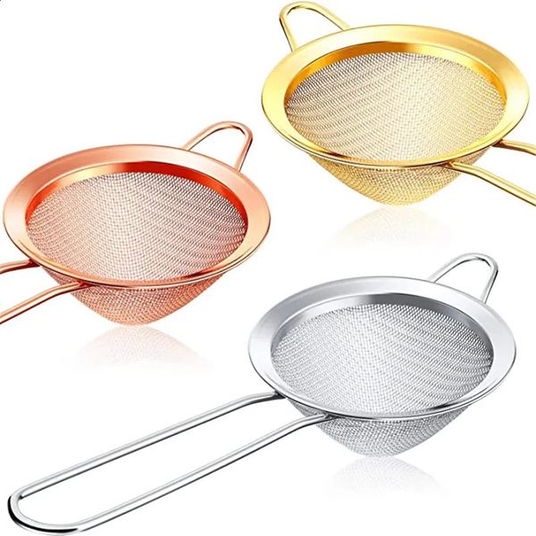 Cocktail Filter Stainless Steel Tea Cone Food Fine Mesh Practical Bar Tool 240819