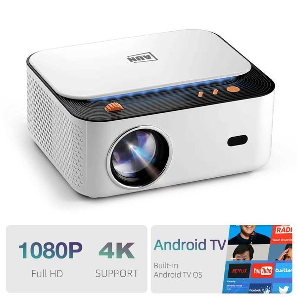 AUN Z5S Android Projector Portable Full HD Home Cinema 1080P VideoProjector 4K Movie Decode 3D MINI Theater Smart Laser TV CL240820